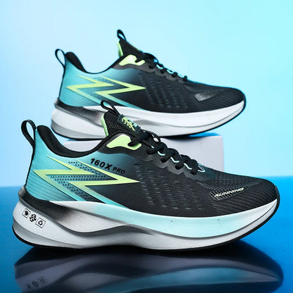 Specialty Marathon Running Shoes for Men Sports Breathable Lightweight Carbon Plate Women's Comfortable Athletic Non-Slip Sneakers