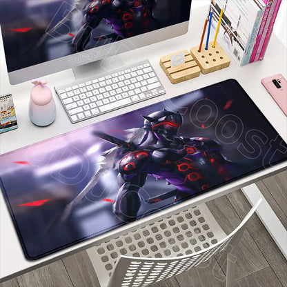 Produit gaming premium Fraquane, Large XXL DIY Cool Overwatch Mouse Pad Keyboard Table Gaming Accessories Non-Slip Rubber Edge locking spped Laptop Rug desk Mat, équipement gamer