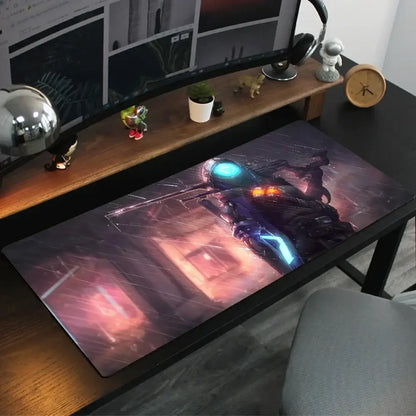 Ana Shrike Overwatch Mousepad Mouse Mat Desk Mat With Pad Gaming Accessories Prime Gaming XXL Keyboard Pad Padding Mat