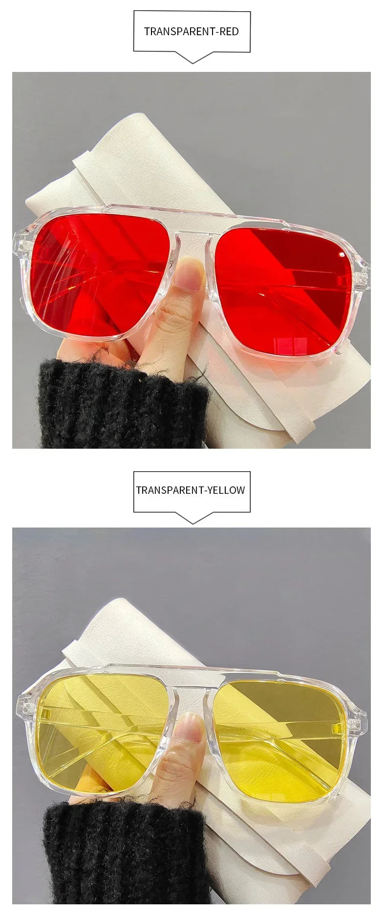 Ochelari de soare la modă pentru femei și bărbați, ochelari de soare cu ramă dublă, stil vintage, pentru activități în aer liber, călătorii și conducere, cu protecție UV400
