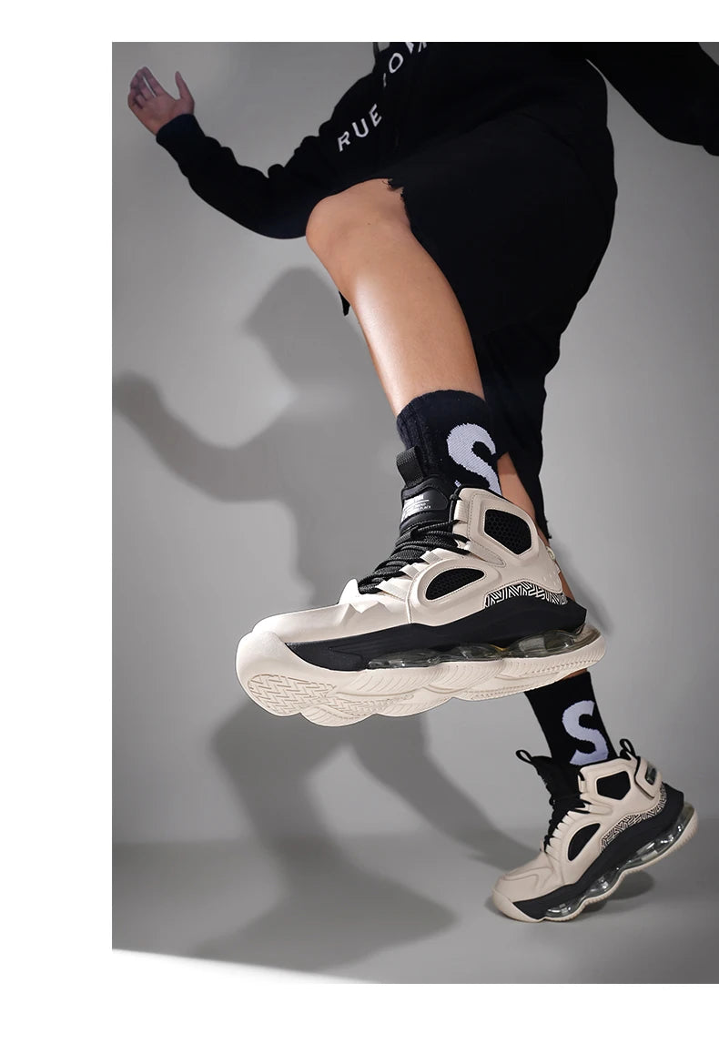 Men's Basketball Shoes Breathable Cushioning Non-Slip Running Gym Training Athletic Sneakers for Women