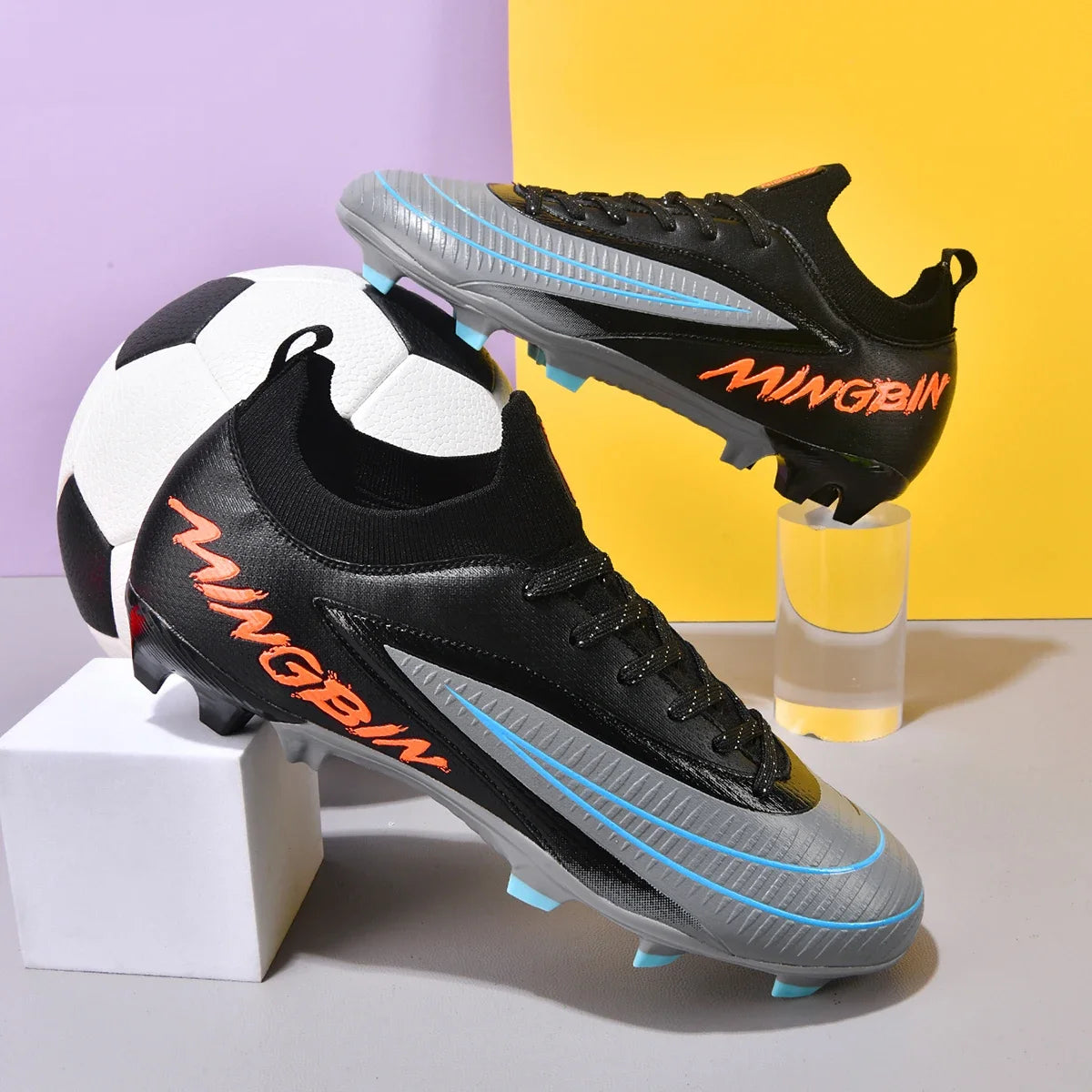 New Men Football Boots Cleats Sport Sport Adult Non-Slip Boys Sport Sport Outdoor Comfortable Ultralight Training Match Grass
