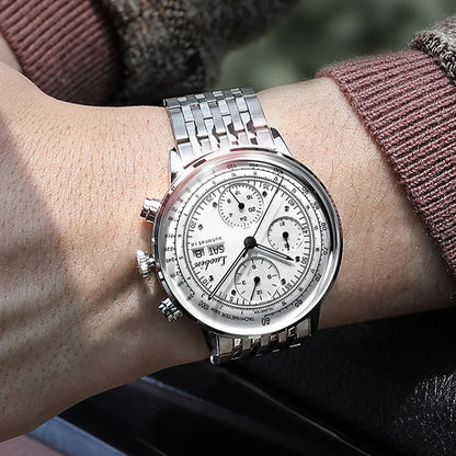 Luxuriöse Automatikuhr für Herren, mechanisch, selbstaufziehend, Business-Armbanduhr aus Edelstahl mit Leuchtanzeige, Relojes Para Hombre 2020