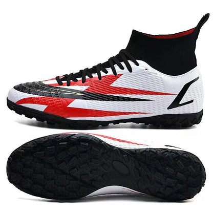 2025 New Long Nail Large Size Football Shoes Teenager Ankle Anti slip Training Latest Sneakers FG/TF Soccer Shoes