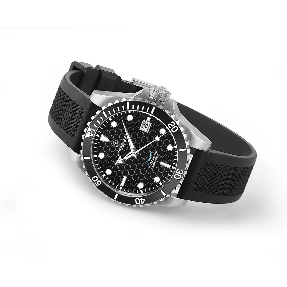 Boderry Bronze Watch Seaturtle Titanium Diver Luxury Wristwatch Automatic Mechanical Wristwatch Sport 200M Waterproof Luminous