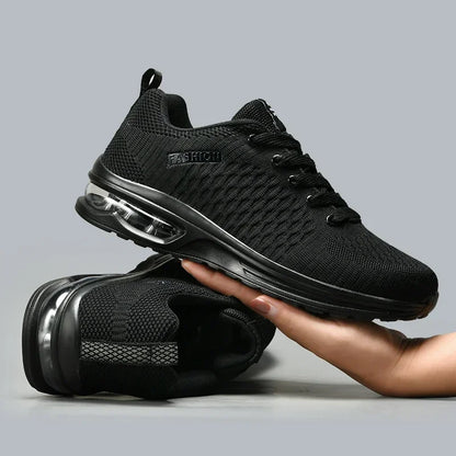 Men's Running Shoes Outdoor Sports Casual Mesh Tennis Shoes, Lace-Up Lightweight Gym Jogging Shoes for Men, 2025 New Male Sneakers