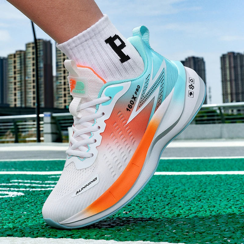 Specialty Marathon Running Shoes for Men Sports Breathable Lightweight Carbon Plate Women's Comfortable Athletic Non-Slip Sneakers