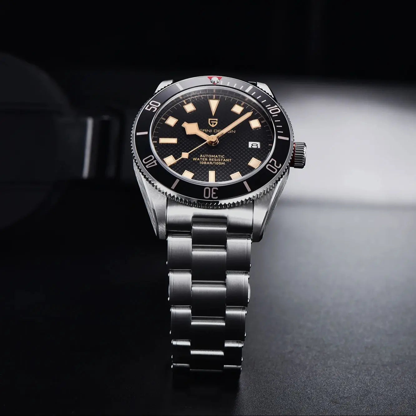 PAGANI DESIGN BB58 Steel Men's Mechanical Wrist Watches Luxury Automatic Watch For Men AR Sapphire Mirror Sport Waterproof Watch