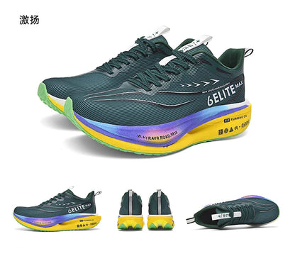 Men’s Running Shoes with Carbon Board, Specialty Marathon Sports, Breathable, Lightweight, Comfortable Women’s Athletic Non-Skid Sneakers
