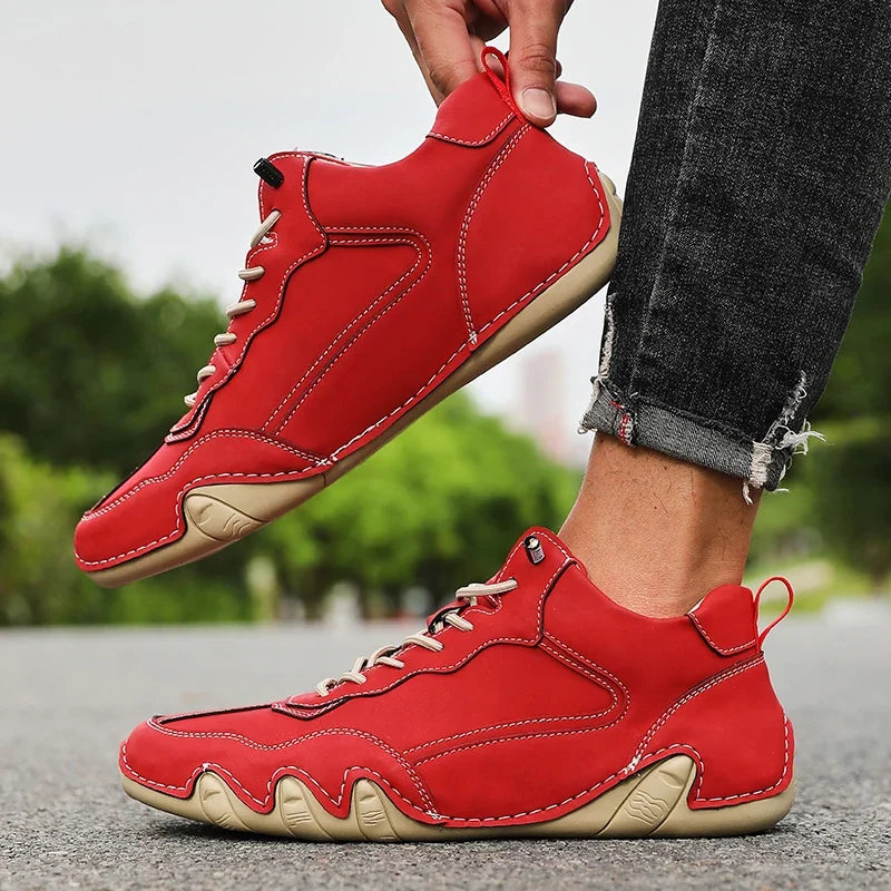 Men's Casual Shoes Comfortable High-end Leather Fashionable Casual Loafers Walking Sports Shoes Facon Designer Shoes 2025
