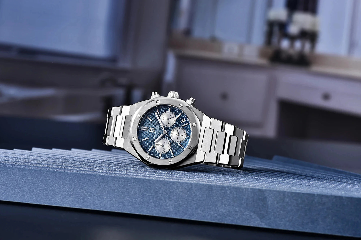 2025 PAGANI DESIGN PD1707 Mens Quartz Wristwatches 40MM Stainless Steel Sapphire Glass Waterproof Luxury Clock Gift Reloj Hombre