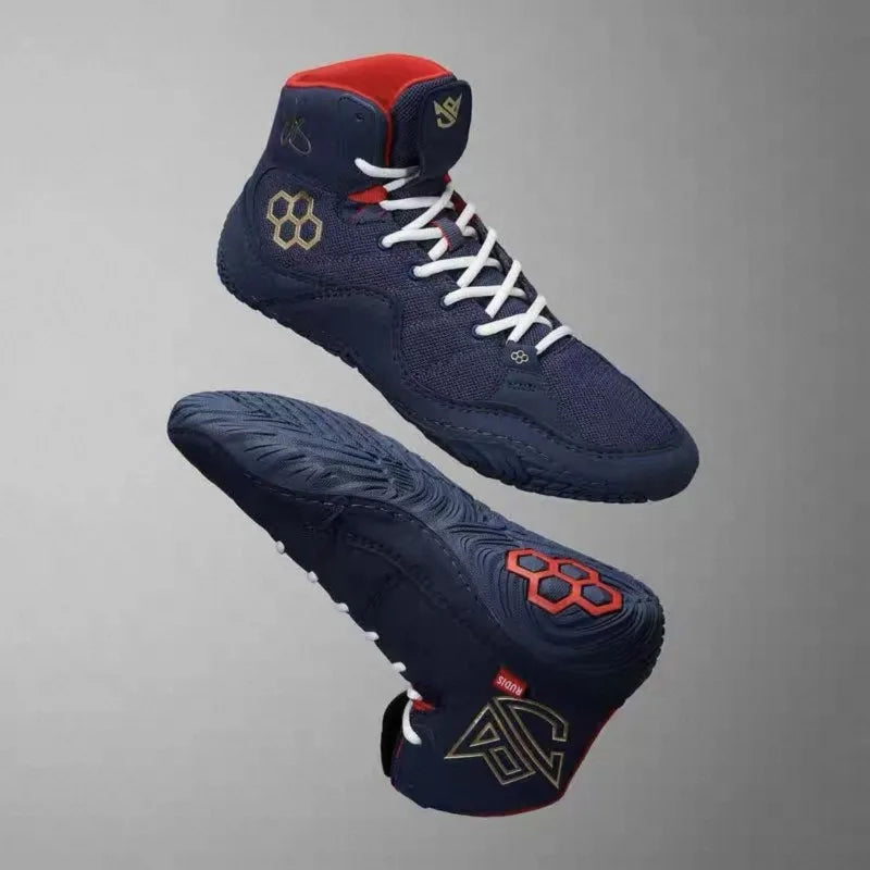 Men's and Women's Wrestling Shoes Competition Sport Gym Training Shoes Top Quality Comfortable Boxing Sport Shoes Sizes 36-45
