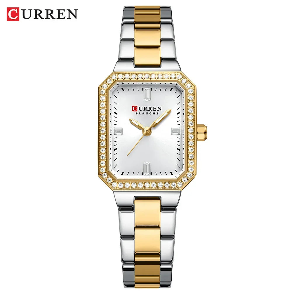 CURREN Elegant Quartz Ladies Wristwatch Top Brand Original Watch For Women Luxury Waterproof Luminous Watches