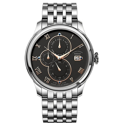 Luxury Brand BORMAN Automatic Mechanical Men's Watches Sapphire 50M Waterproof Multi-function Dial Retro Leather Clocks BM18011