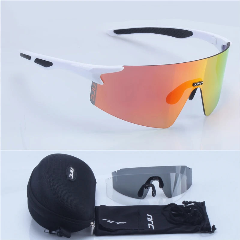 Ochelari de soare pentru ciclism marca NRC UV400 TR90, ochelari sportivi pentru bicicletă, MTB, mountain bike, pescuit, drumeții și călărie, pentru bărbați și femei