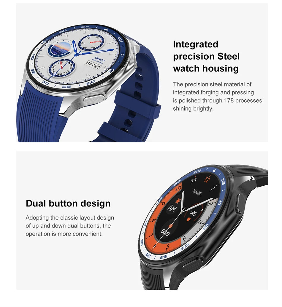 2025 New For OPPO Watch X High-End Business Watch Men 32Gb Memory Video Playback Smart Watch Sports Fitness Waterproof Bracelet
