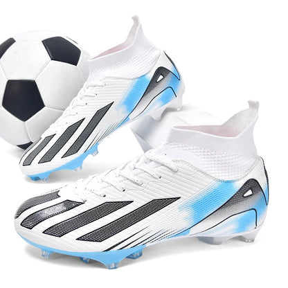 Men's New TF Football Boots Sneakers Society Turf Grass Ultralight Male Soccer Shoes Comfortable Ankle Football Shoes Futsal Fast