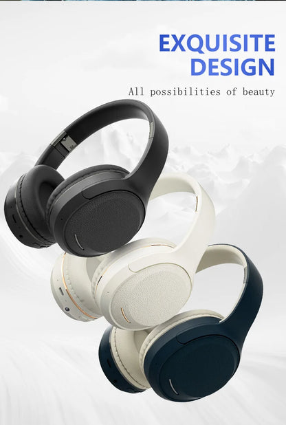 Wireless TV Headphones Bluetooth 5.0 USB Adaptor Stereo Headset Foldable Helmet Earbuds with Mic for Samsung TV PC Music
