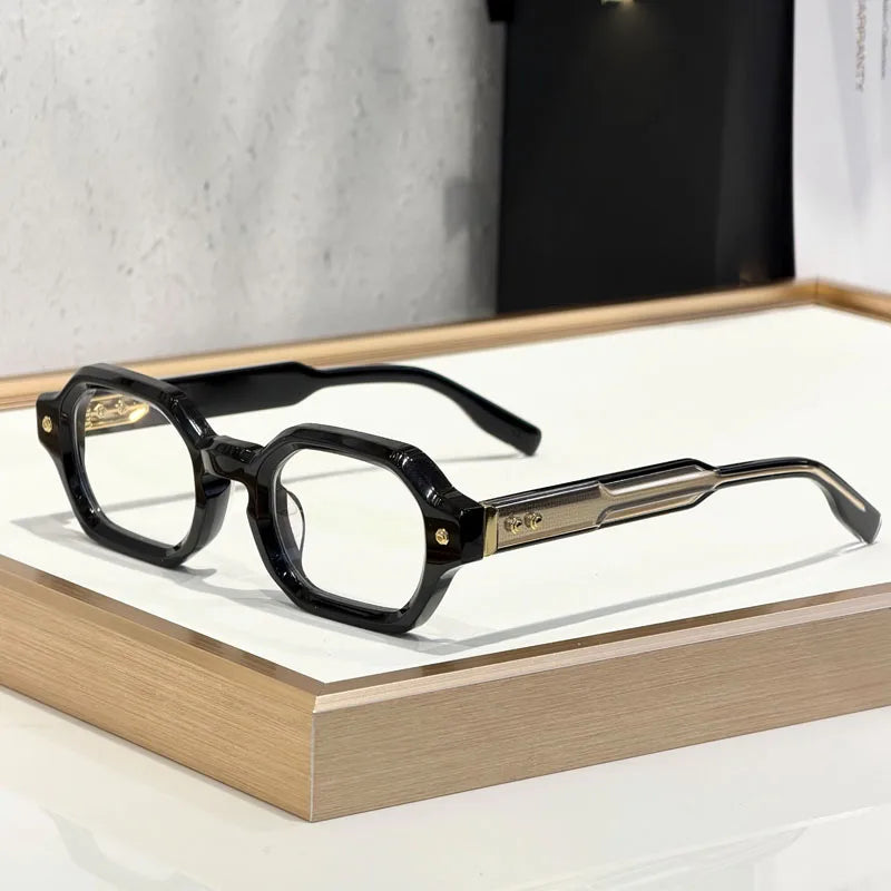 High Quality Sunglasses Project 05 with NFC Chip Rectangle Thick Acetate Handmade Luxury Design UV400 for Men Women Eyeglasses
