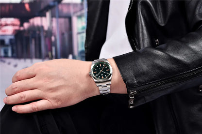 PAGANI DESIGN 2026 New Green Glass Men's Mechanical Watches Automatic Watch Men AR Sapphire crystal Stainless steel Wristwatch