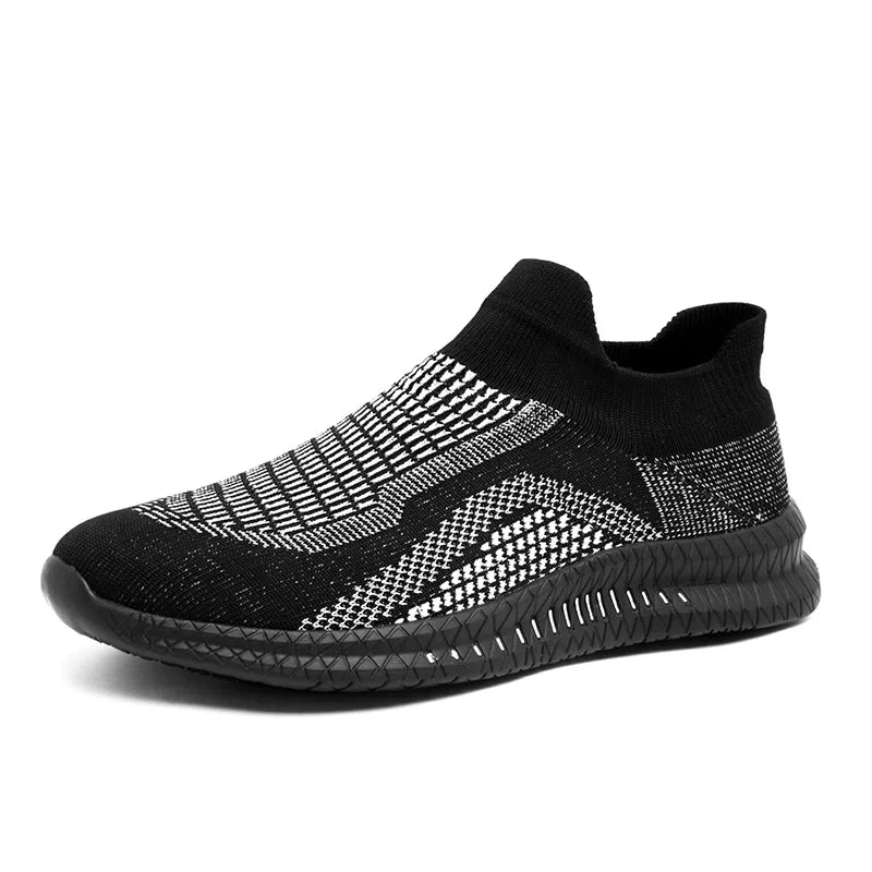 Lightweight Men's Walking Shoes Outdoor Soft Male Casual Shoes Flexible Breathable Men Loafers Slip-On Footwear Sneakers 39-48
