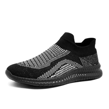Lightweight Men's Walking Shoes Outdoor Soft Male Casual Shoes Flexible Breathable Men Loafers Slip-On Footwear Sneakers 39-48