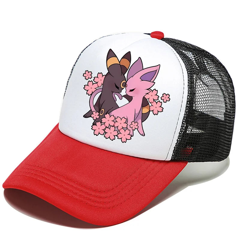 Pokemons Baseball Cap Pikachu Charizard Gengar cartoon Peaked Hat Kid Adult Summer Outdoor Sport Hat Boy Casual Fashion Cap Gift
