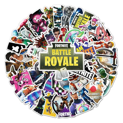 Victory Royale Student Boys Girls Fortnited Capacity Stationery PencilCase Peely Llama Hero Children's Pen Box Kids Teen Bags