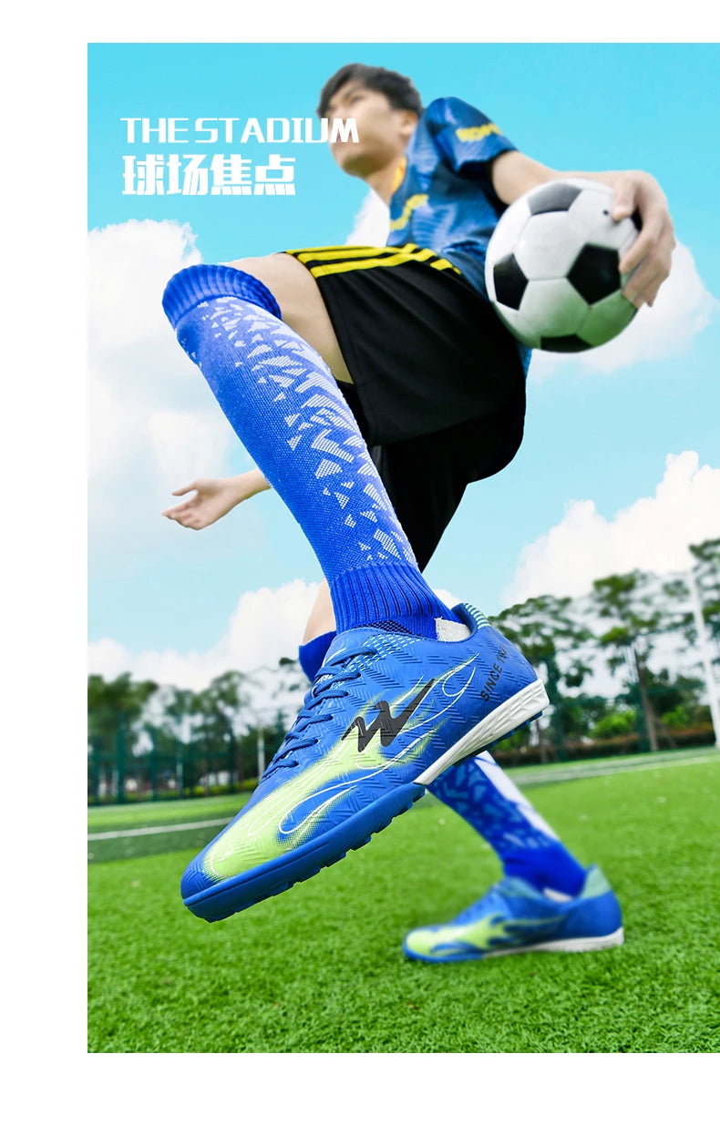 Double Star Football Shoes 2026 New Football Training Match Anti-Slip Grasping Stable Support Special Football Shoes
