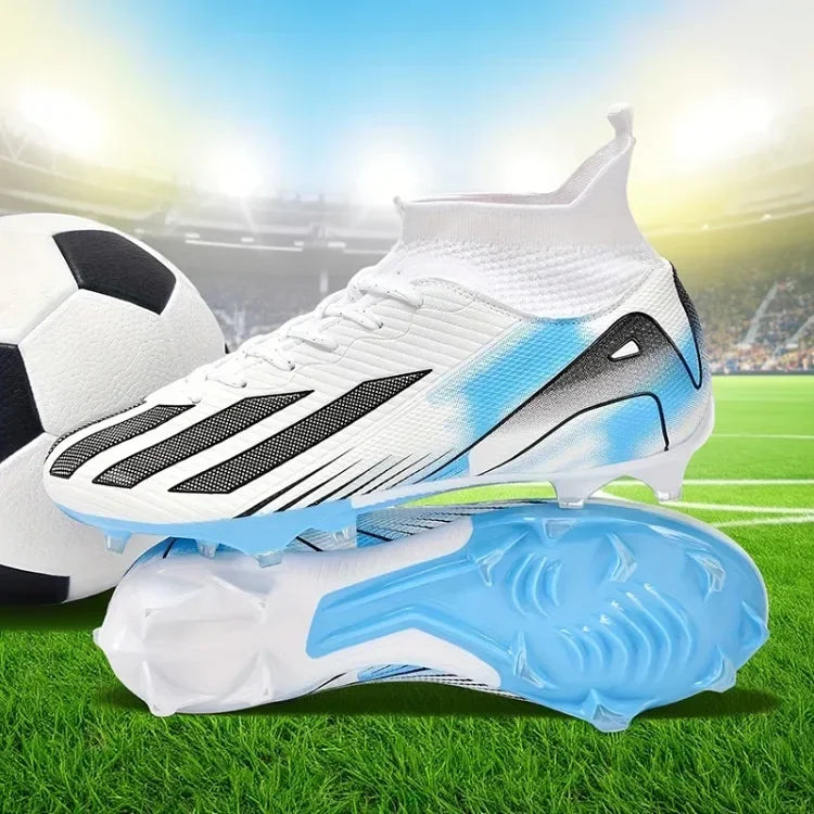 Men's New TF Football Boots Sneakers Society Turf Grass Ultralight Male Soccer Shoes Comfortable Ankle Football Shoes Futsal Fast