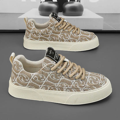 Παπούτσια σχεδιαστή μαύρα sneakers για άνδρες, παπούτσια για τρέξιμο και περπάτημα, ελαφριά καλοκαιρινά παπούτσια από καμβά 2024, ανδρικά πολυτελή sneakers