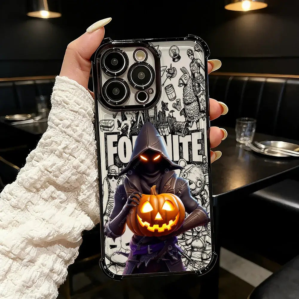 Популярен геймърски калъф за телефон FortniteS Plating за Samsung A37 A57 A07 A36 A16 A35 A55 A25 A26 A05s A15 A54 A34 A24 A14 A05 A04 4G 5G