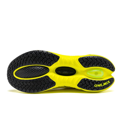 Zapatillas de running ONEMIX con nueva amortiguación para hombre, aptas para corredores de peso elevado, deportivas con cordones para mujer, antideslizantes, de exterior, zapatillas atléticas masculinas