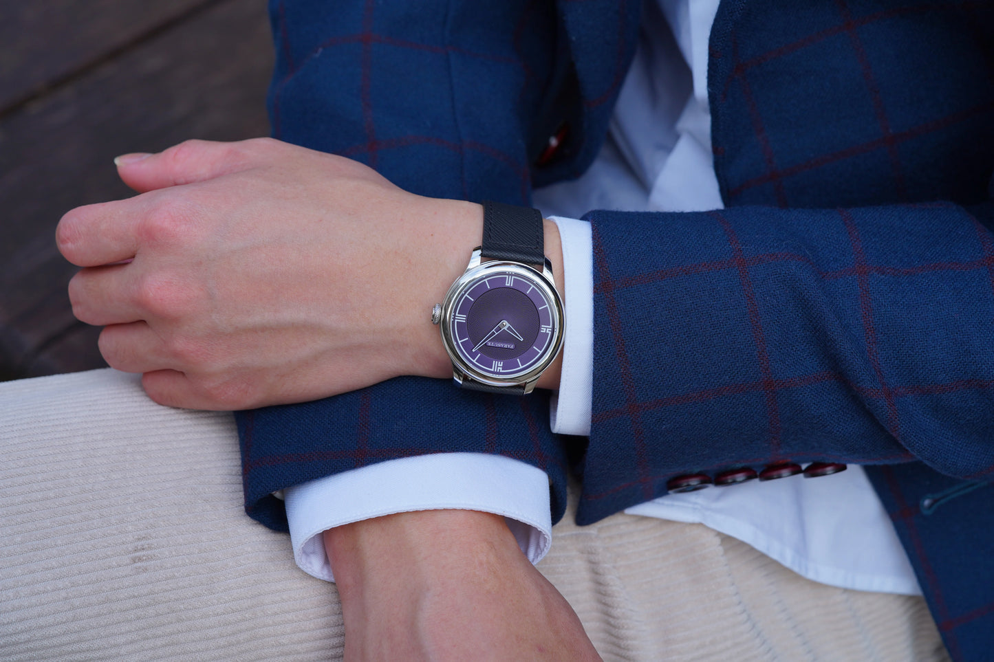 FARASUTE New Power Reserve 80 Hours Manual Mechanical Watch For Men Swiss Super Luminous Sapphire 5Bar Waterproof Wristwatches