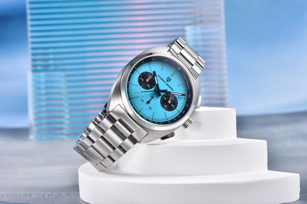PAGANI DESIGN 2026 NEW Turtle Back Chronograph 1782 Watch for Man Fashion Men's Quartz Watch Luminous relogios masculino