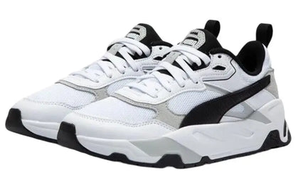 Baskets Puma Trinity blanches et noires, gris clair, 389289-01