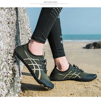 Aqua Shoes Herr Vattenskor Barfota strandskor Unisex Snabbtorkande utomhusskor Träningsskor Gymskor Sneakers Storlek 35–46