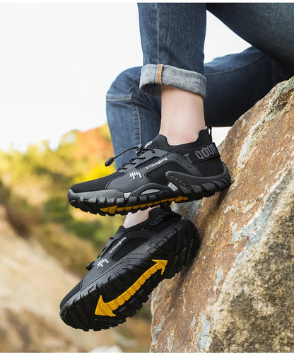 Chaussures décontractées d'été respirantes pour hommes, chaussures de sport pour hommes, confortables et légères, chaussures de sport d'extérieur