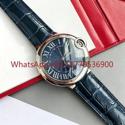 2026 Men Fashion Watch 904L Stainless Steel Leather 42MM Automatic Mechanical High-Quality AAA Custom Watches