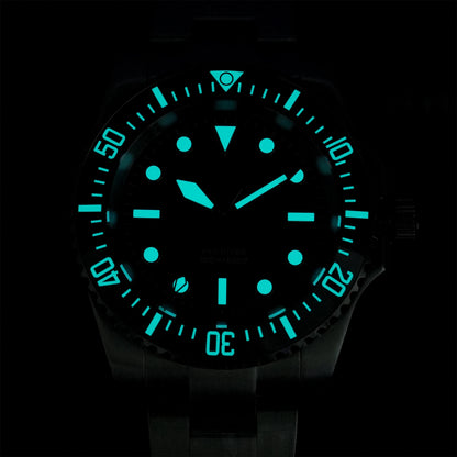 Watchdives WD1680Q V2 Men Watch VH31 Sweep Second Quartz Movement AR Sapphire Luminous BGW9 20Bar Waterproof Steel Wristwatches