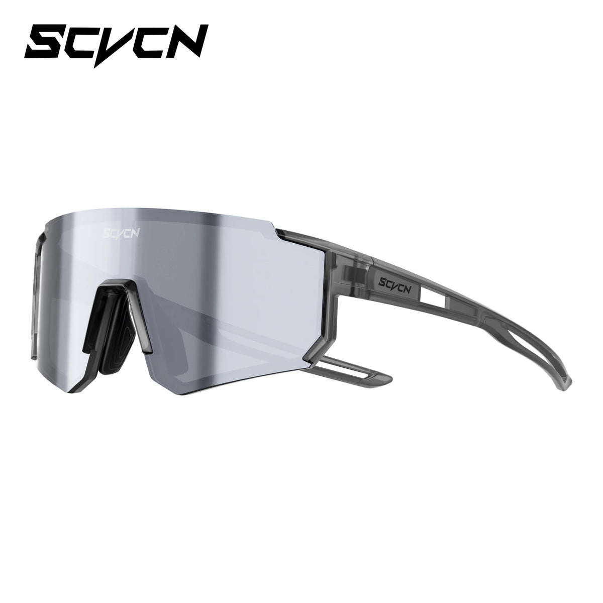SCVCN Ochelari de soare sportivi pentru fete, ochelari de ciclism pentru copii, ochelari fotocromatici UV400, ochelari de baseball pentru băieți, ochelari pentru activități în aer liber, ochelari de soare pentru alergare și drumeții
