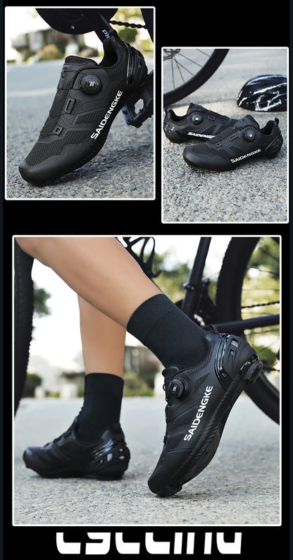 Unisex New Cycling Shoes Professional Lightweight Luxury Original Road Rubber MTB Racing Bicycle Fashion Bike Street Sports