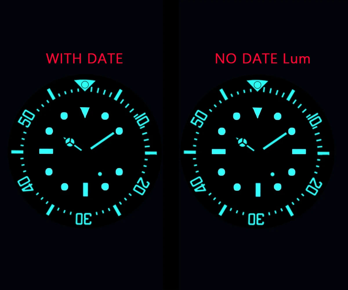 Cronos Automatic Diving Watch Stainless Steel 2000Meters Water Resistance Professional Diver PT5000 SW200 Miyota9015 90S5 L6027M