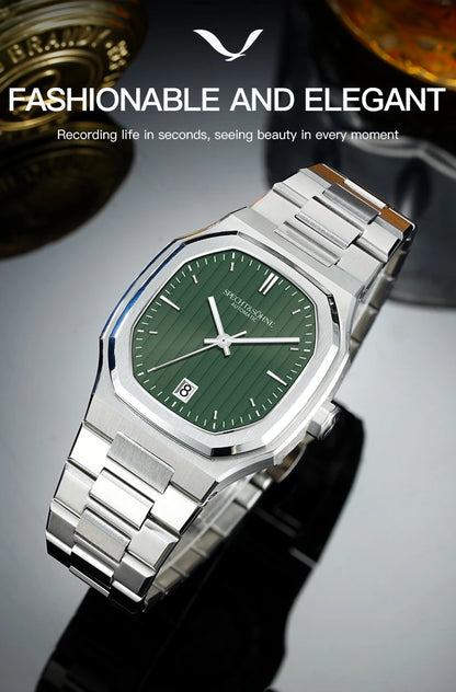 2026 New Luxury Specht & Söhne Watch 37MM Automatic Watches For Men 8215 Movt Sapphire Crystal Stainless Steel 50M Waterproof