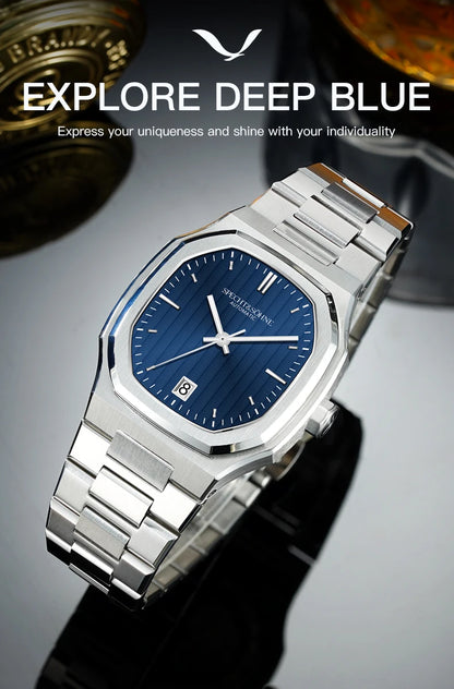 2026 New Luxury Specht & Söhne Watch 37MM Automatic Watches For Men 8215 Movt Sapphire Crystal Stainless Steel 50M Waterproof