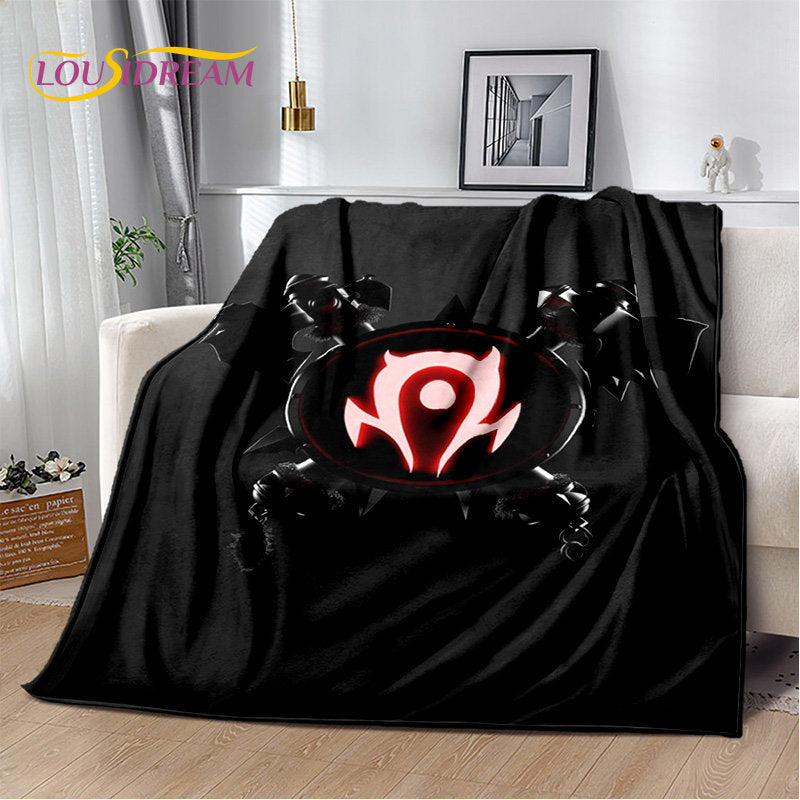 World of Warcraft,WOW ,Game Gamer Soft Plush Blanket,Flannel Blanket Throw Blanket for Living Room Bedroom Bed Sofa Picnic Cover