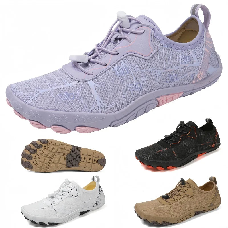 Sapatos Barefoot para Homem e Mulher, Calçado de Praia Outdoor de Secagem Rápida e Antiderrapante, Sapatos para Desportos Aquáticos e Fitness Indoor, Calçado Desportivo
