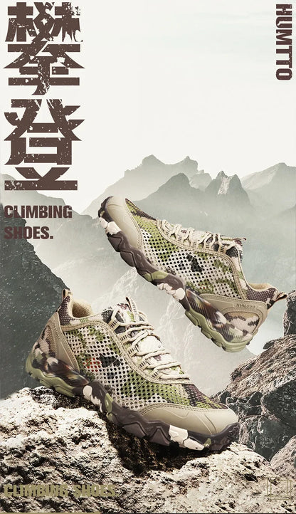HUMTTO Herrenschuhe – rutschfeste, atmungsaktive Sport- und Sommer-Wanderschuhe für Herren, Outdoor, Luxus, Designer, Trekking, Klettern, Herren-Sneaker
