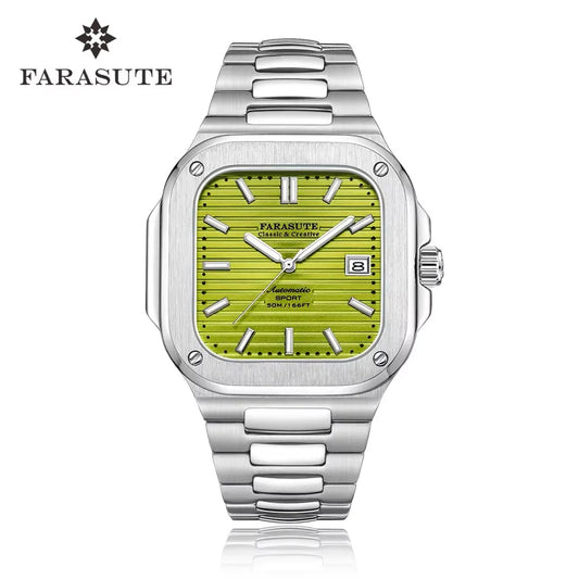 FARASUTE Automatic Mechanical Luxury Men's Watch Miyota9019 Movement Ultrathin 8.9mm Luminous 5ATM Waterproof Wristwatches Male