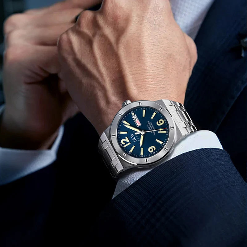 Carnival Brand IW High-End Series Luxury Sapphire Mechanical Watch Men 50M Waterproof Imported Movement Automatic Watches Mens